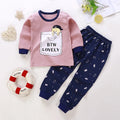 Kids Cartoon Print Long-Sleeved Clothing Set childrensterritory