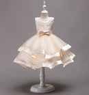 Elegant Baby/Kids Girls Lace Design Flower Dresses childrensterritory