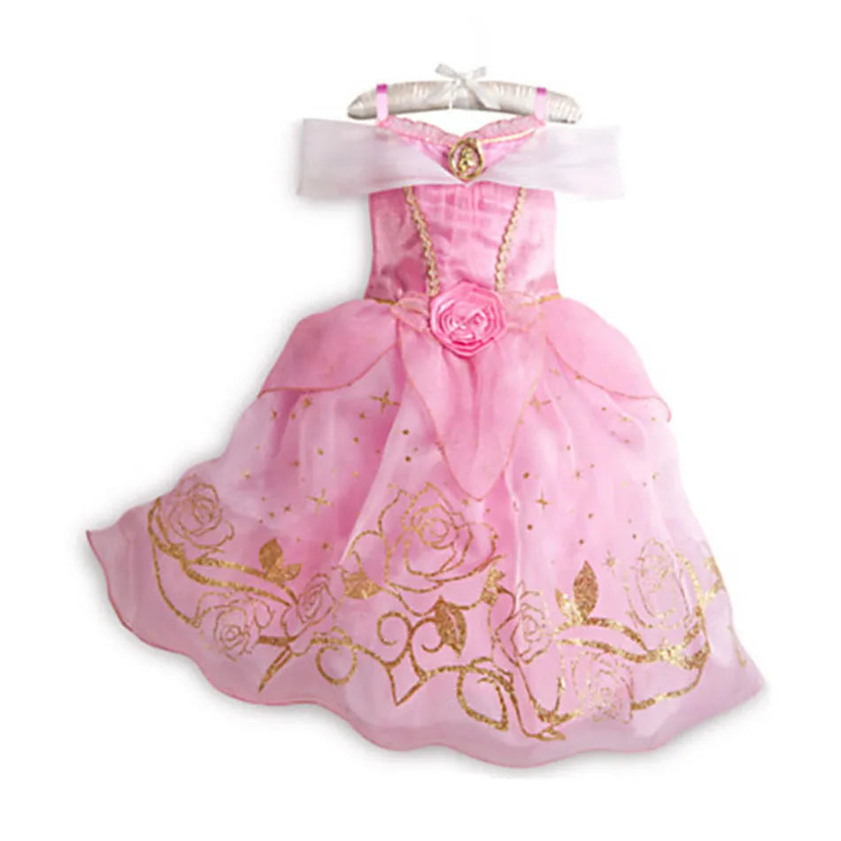 Kids Girls Disney Princess Dresses for Halloween Christmas childrensterritory