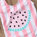 Lovely Watermelon Print Baby Girls Swimwear childrensterritory