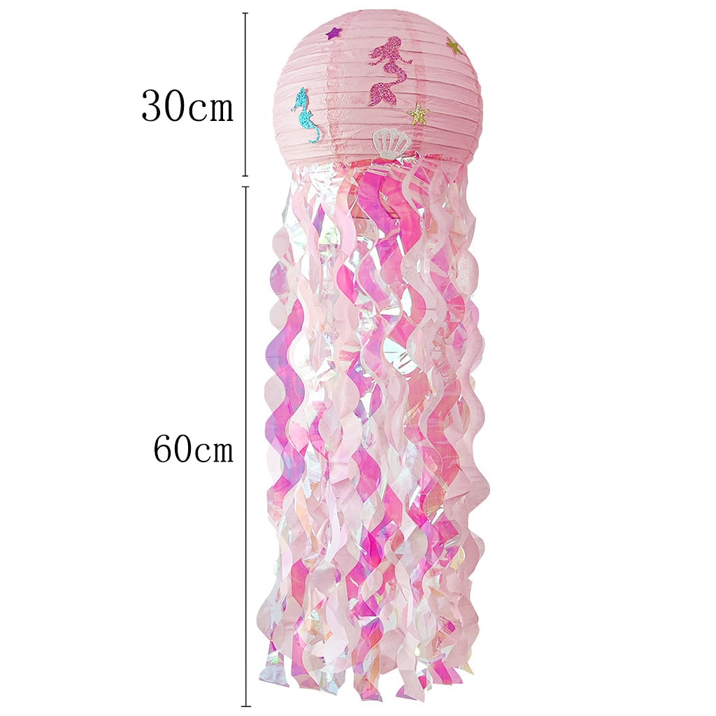 Under The Sea Theme Bubble Garlands, Seagrass, Seahorses Decor Supplies childrensterritory