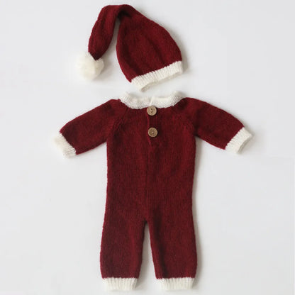 Newborn Santa Costume Photography Prop for Christmas childrensterritory