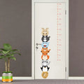 Cartoon Design Height Measure Wall Decals for Kids Room childrensterritory
