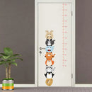 Cartoon Design Height Measure Wall Decals for Kids Room childrensterritory