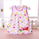 Baby Girl Floral and Cartoon Print Summer Cotton Dresses childrensterritory