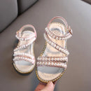 Kids Girls Stylish Bling Rhinestone Soft Princess Sandals