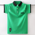 Boys' School Uniform Short Sleeve Summer T-Shirt childrensterritory