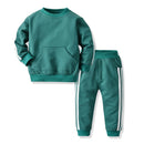 Baby Kids Solid Colour Winter Clothing Set childrensterritory