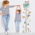 Cartoon Design Height Measure Wall Decals for Kids Room childrensterritory