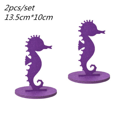 Mermaid Theme DIY Seagrass Seahorse for Party Decoration childrensterritory