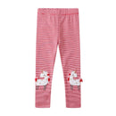 Kids Girls Cartoon and Floral Print Cotton Leggings/Trousers childrensterritory