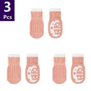 Cute Pattern: 3 Pairs/lot Anti-Slip Baby Cotton Socks-Children&