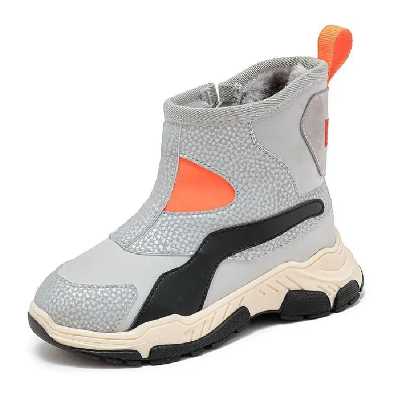 Kids Boys Warm Waterproof Sports Snow Boots childrensterritory