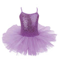Kids Girls Sequin Tulle Ballet Dresses childrensterritory