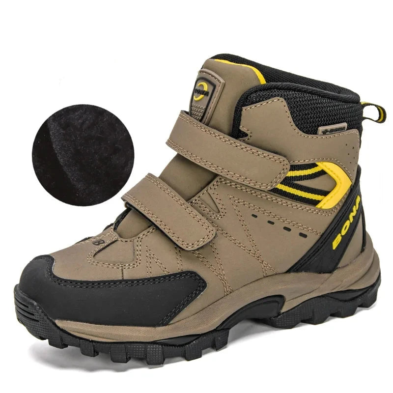 Kids New Designer Velcro High Top Climbing Shoes