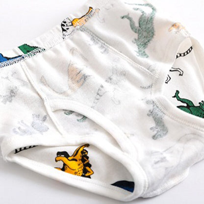 3pcs/lot Kids Boys Cartoon Printed Briefs Underpants childrensterritory