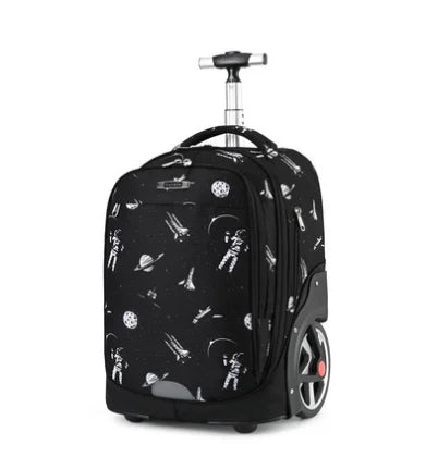 Waterproof Printed Wheeled Backpack For Kids/Adults