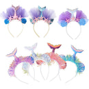 Mermaid Tail Party Headband Photo Props for Girls childrensterritory