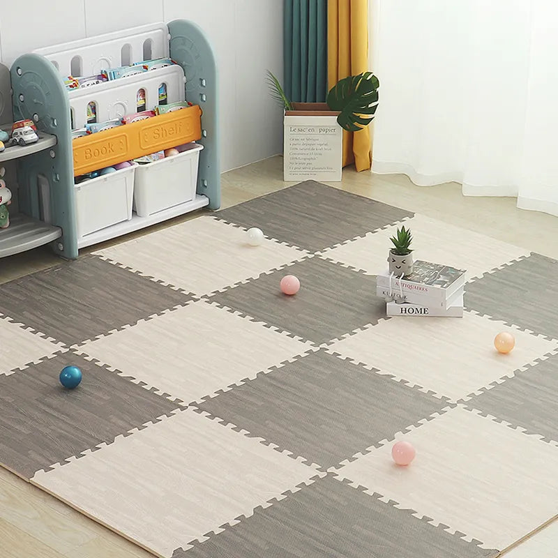 Wood Grain Interlocking Baby Play Mat 30*30cm childrensterritory