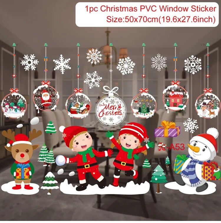 Kids Room Wall Decals for Christmas and New Year Decor childrensterritory