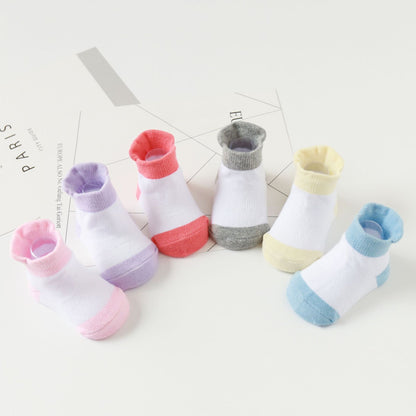 Baby/Kids 6 Pairs/lot Anti-slip Ankle Socks With Grip childrensterritory