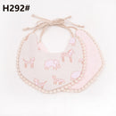Baby Tassel Double-deck Bib | Cotton Linen Burp Cloths childrensterritory
