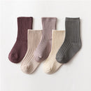 Korean Style 5 pairs/lot Soft Cotton Socks for Baby Girls Boys childrensterritory