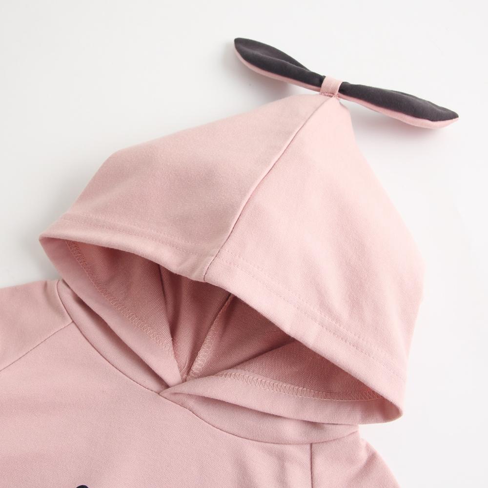 Baby Girls Cartoon Hooded Warm Cotton Bodysuits childrensterritory