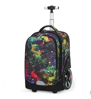 Waterproof Printed Wheeled Backpack For Kids/Adults