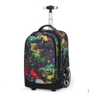 Waterproof Printed Wheeled Backpack For Kids/Adults