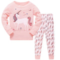 Kids Girls Cartoon Unicorn/Mermaid Print Sleepwear Set childrensterritory