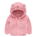 Toddler/Kids Girls Boys Hooded Warm Surcoat/Sweatshirt