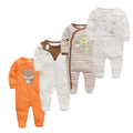 Baby's Long Sleeve Printed Cotton Summer Rompers childrensterritory