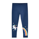 Kids Girls Cartoon Pattern Skinny Cotton Trousers childrensterritory