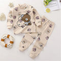 Kids Cartoon Print Long-Sleeved Clothing Set childrensterritory