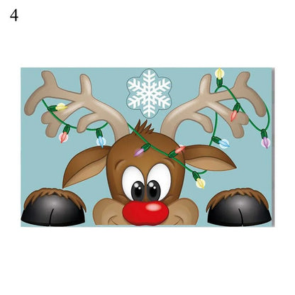 Santa Claus Snowflake Christmas Window/Wall Decals childrensterritory