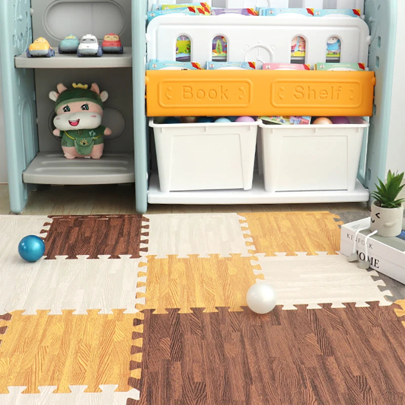 Wood Grain Interlocking Baby Play Mat 30*30cm childrensterritory