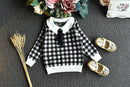 Girls' Long-Sleeved Collar Design Winter Outfit childrensterritory