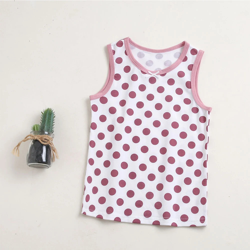 4pcs/lot Printed Summer Tank Tops For Teen Girls childrensterritory
