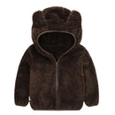 Toddler/Kids Girls Boys Hooded Warm Surcoat/Sweatshirt
