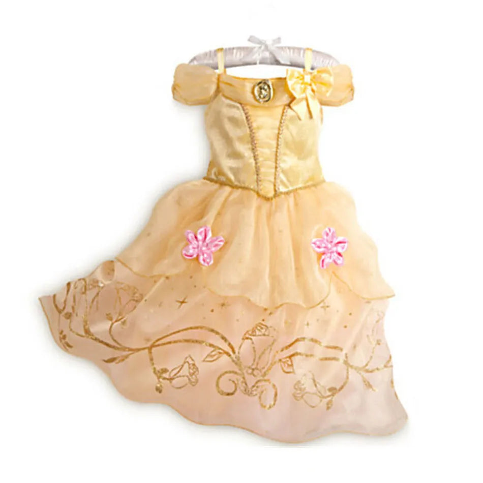 Kids Girls Disney Princess Dresses for Halloween Christmas childrensterritory