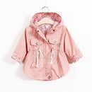 Designer Kids Girls Hooded Windbreaker Jackets childrensterritory