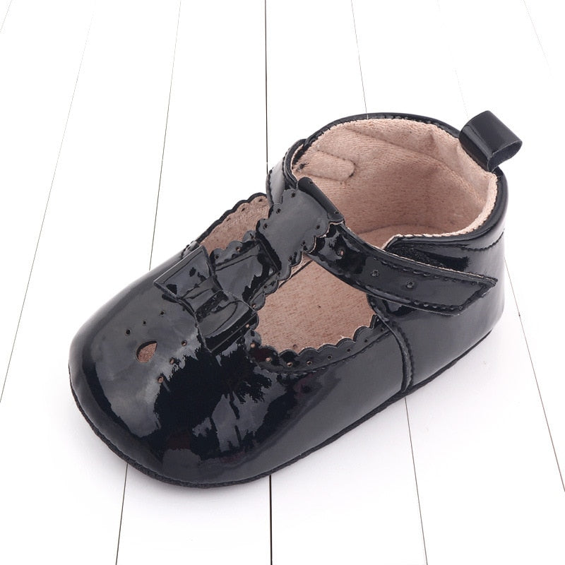 PU leather Baby Girls First Walkers Party Shoes childrensterritory