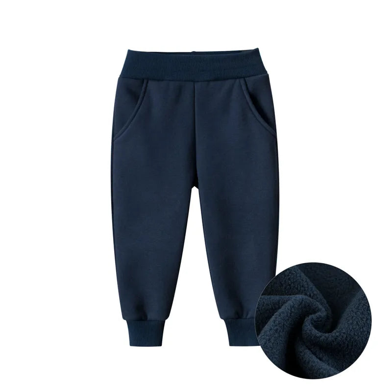 Solid Blue Black, Grey, Warm Fleece Children&