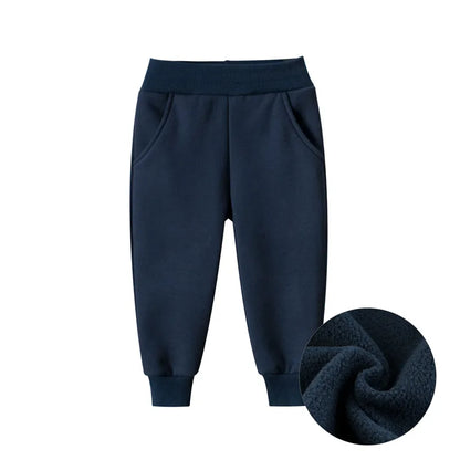 Solid Blue Black, Grey, Warm Fleece Children&