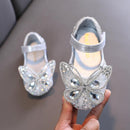 Kids Girls Pearl Butterfly Design Princess Party Shoes childrensterritory