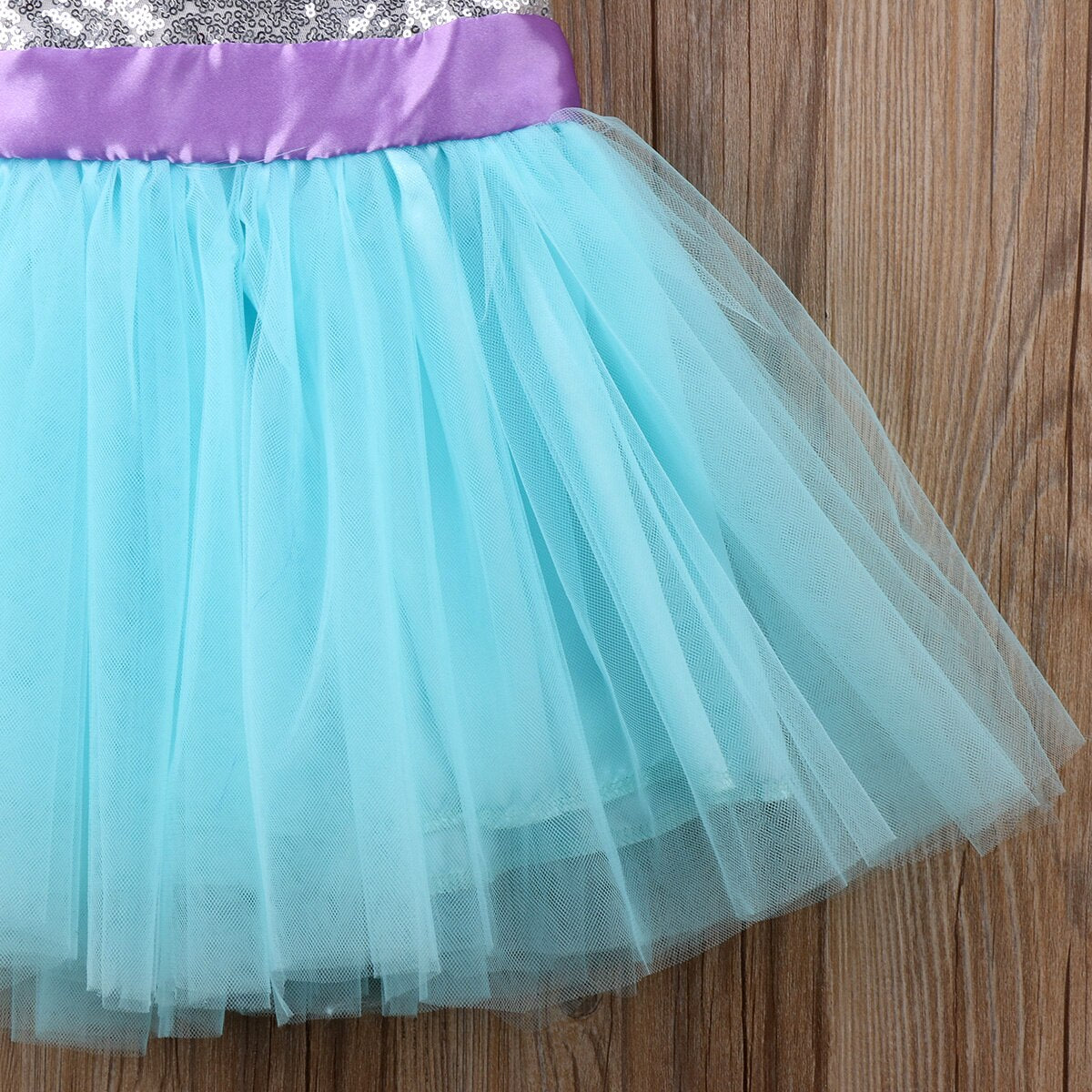 Little Girls Sleeveless Sequin Bowknot Ball Gwon Dresses childrensterritory