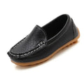 Kids Casual Style Slip On Leather Loafers childrensterritory