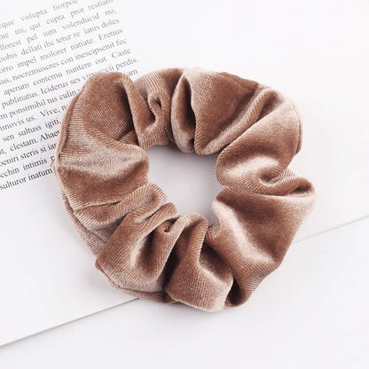 Velvet Scrunchie Hairband For Girls