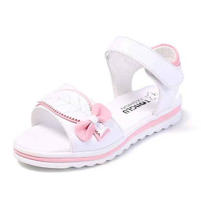 Kids Girls Butterfly-knot Summer Beach Sneakers childrensterritory